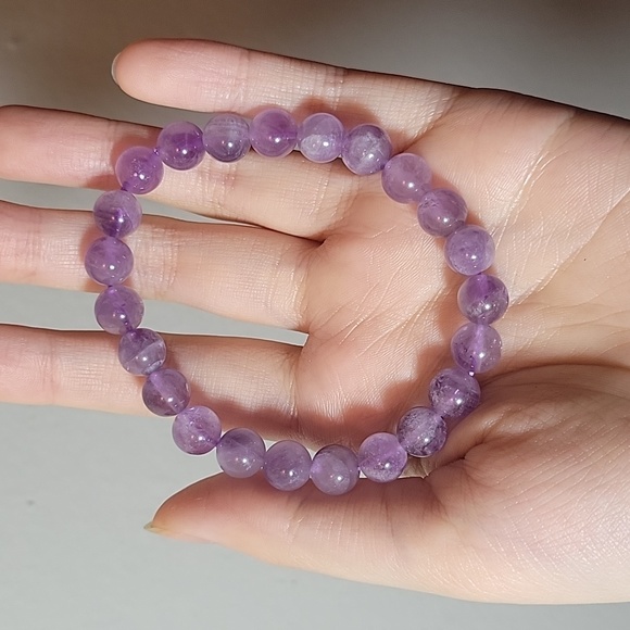amthesyt bead crystal bracelet - Picture 1 of 2